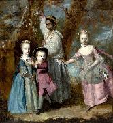 Sir Joshua Reynolds Elisabeth, Sarah and Edward, Children of Edward Holden Cruttenden oil painting artist